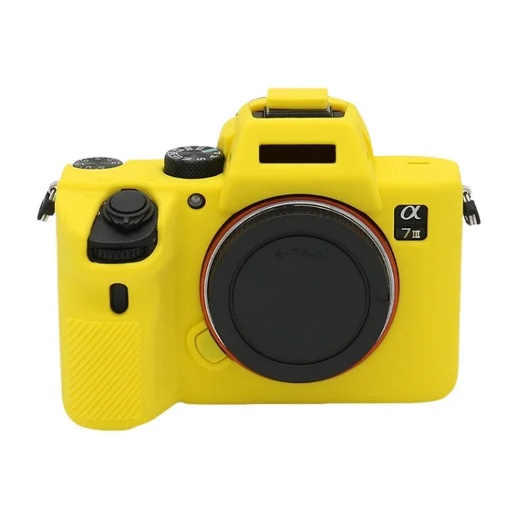For Sony A7 III / ILCE-7M3 / A7R III Soft Silicone Protective Case, For Sony A7 III / ILCE-7M3 / A7R III