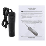 Cuely RR-90 Remote Switch Shutter Release Cord for Fujifilm X-T100 / X-Pro 2 / X-T1 / X-T20 / X-T10 / X30 / X-E2 / X-A10 / X-A3 / X-A2 / X100F / X100T, RR-90