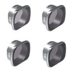 JSR KS 4 in 1 ND4+ND8+ND16+ND32 Lens Filter for DJI FPV, Aluminum Alloy Frame, 4 in 1 ND