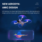 For DJI Mini 4 Pro / Mavic Mini 3 Pro STARTRC 2 Pairs Color LED Flash Lamp Low Noise Propellers, For DJI Mavic Mini 3 Pro