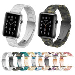 Simple Fashion Resin Watch Strap for, For Apple Watch Series 4 40mm & Series 3 & 2 & 1 38mm, For Apple Watch Series 4 44mm & Series 3 & 2 & 1 42mm