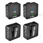 YELANGU MX5 2.4G Live Broadcast Interview Shooting Wireless Recording Microphone