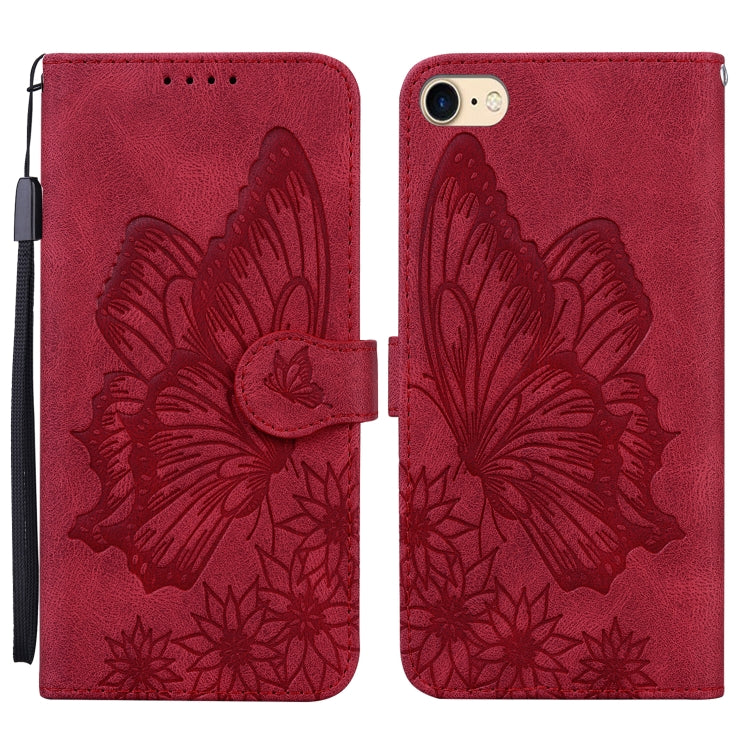 Retro Skin Feel Butterflies Embossing Horizontal Flip Leather Case with Holder & Card Slots & Wallet, For iPhone 6 / 6s, For iPhone 6 Plus / 6s Plus, For iPhone SE 2022 / SE 2020 / 8 / 7, For iPhone 8 Plus / 7Plus, For iPhone 11, For iPhone 11 Pro     ...