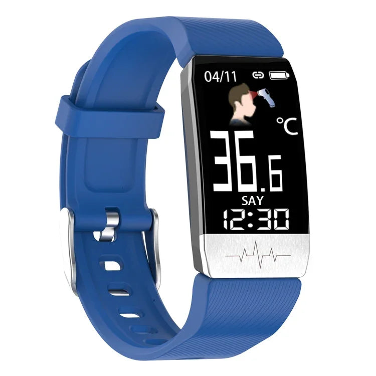 T1S 1.14 inch Screen IP67 Waterproof Smart Bracelet, Support Blood Oxygen Monitoring / Body Temperature Monitoring / Heart Rate Monitoring