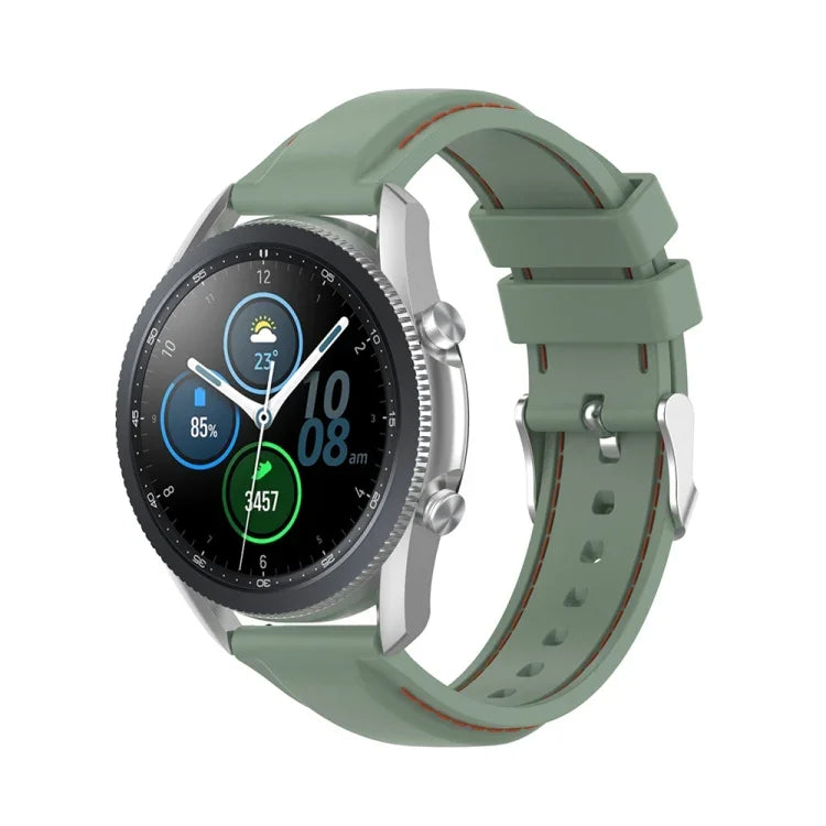 For Samsung Galaxy Watch 3 41mm / Active2 / Active / Gear Sport 20mm Silicone Replacement Strap Watchband, For Samsung Galaxy Watch 3 41mm