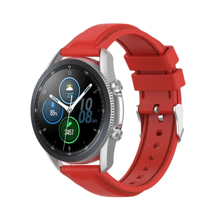 For Samsung Galaxy Watch 3 41mm / Active2 / Active / Gear Sport 20mm Silicone Replacement Strap Watchband, For Samsung Galaxy Watch 3 41mm