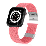 Braided + Stainless Steel Replacement Watchbands For Apple Watch Series 6 & SE & 5 & 4 40mm / 3 & 2 & 1 38mm, For Apple Watch Series 7 41mm / 6 & SE & 5 & 4 40mm, For Apple Watch Series 8&7 41mm / SE 2&6&SE&5&4 40mm / 3&2&1 38mm                        ...