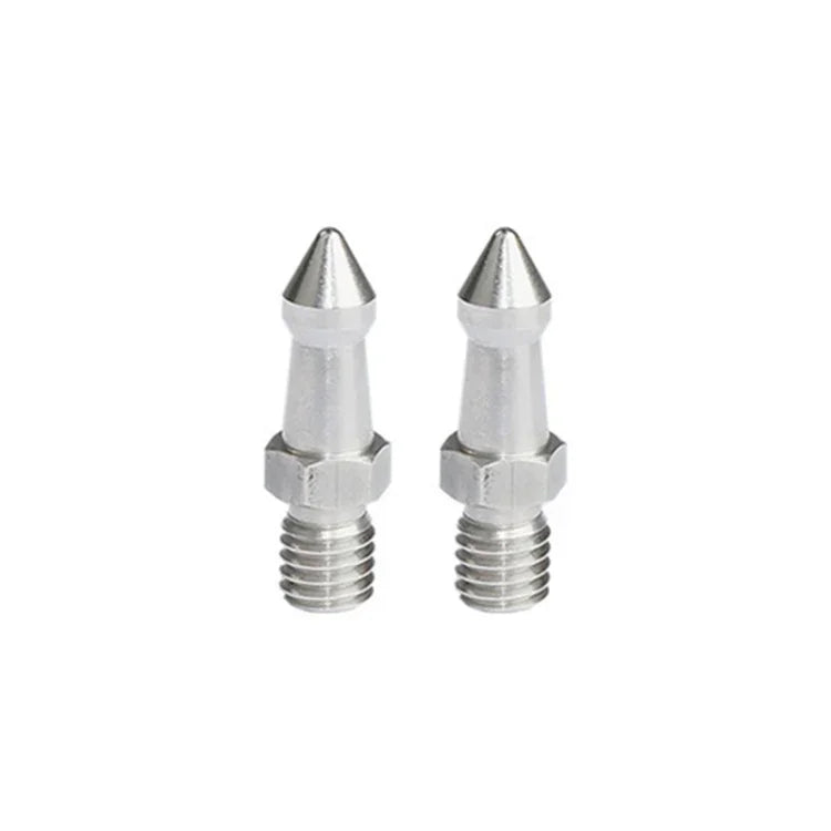 BEXIN LS006 2PCS Stainless Steel M8 inch Feet Screws For SLR Tripod, LS006
