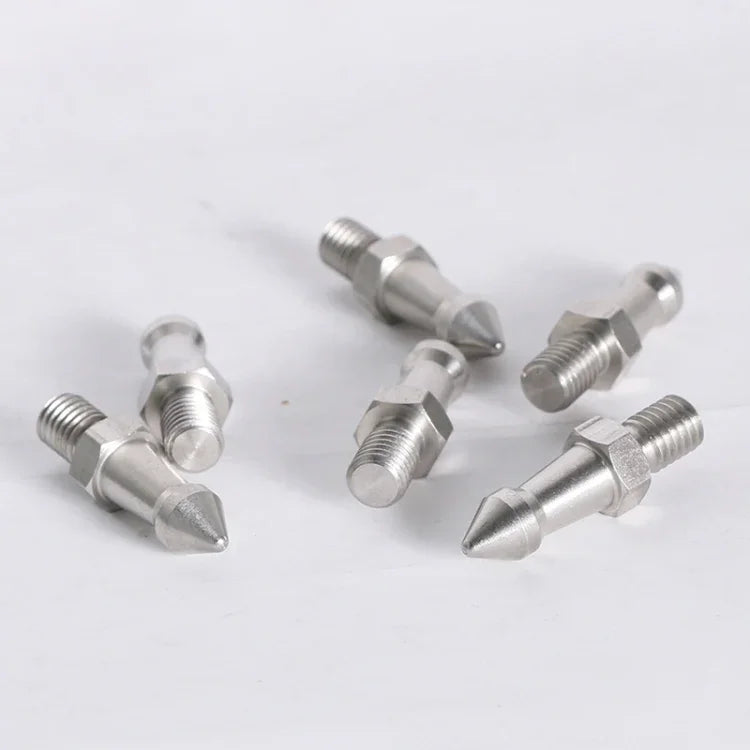 BEXIN LS006 2PCS Stainless Steel M8 inch Feet Screws For SLR Tripod, LS006