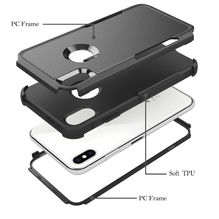 TPU + PC Shockproof Protective Case, For iPhone XS Max