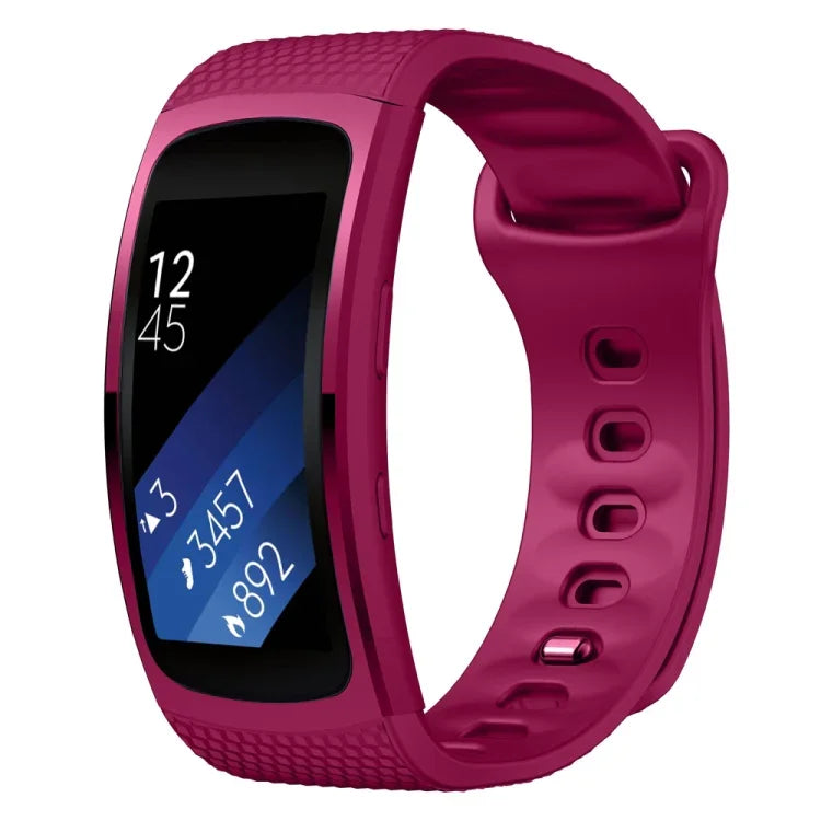 For Samsung Gear Fit2 Pro Silicone Replacement Strap Watchband, S, L