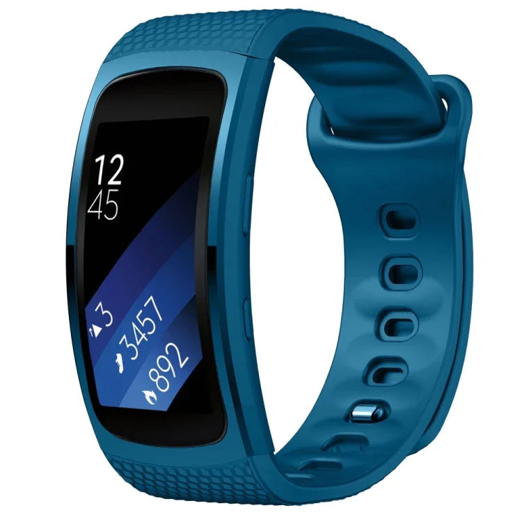 For Samsung Gear Fit2 Pro Silicone Replacement Strap Watchband, S, L