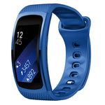 For Samsung Gear Fit2 Pro Silicone Replacement Strap Watchband, S, L