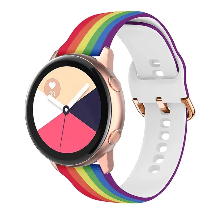 Silicone Printing Replacement Strap Watchband, For Samsung Galaxy Watch 42mm, For Samsung Galaxy Watch 46mm