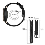 Silicone Replacement Strap Watchband with Dismantling Tools, For Garmin Lily