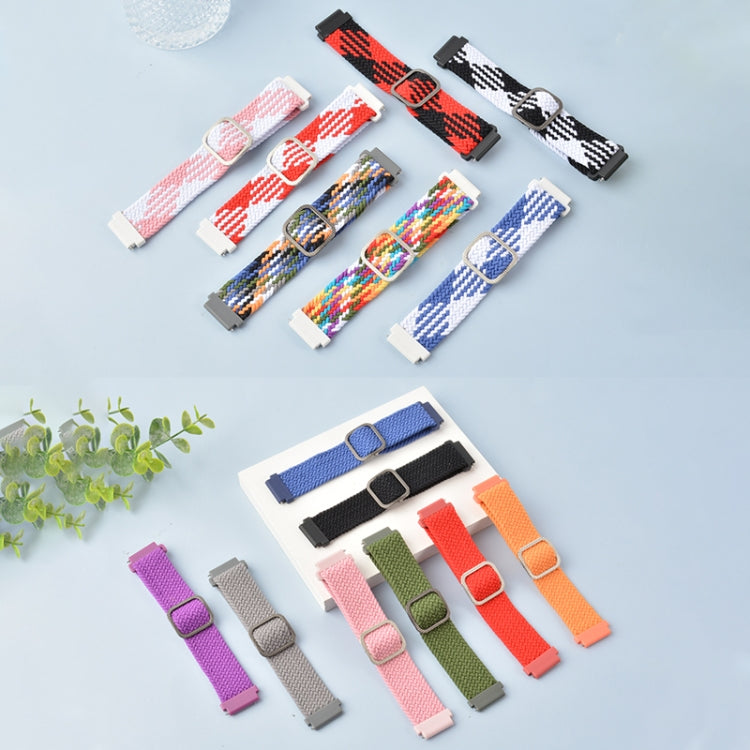 Adjustable Nylon Braided Elasticity Replacement Strap Watchband, For Samsung Galaxy Watch 42mm, For Samsung Galaxy Watch 46mm, For Samsung Galaxy Watch 3 41mm