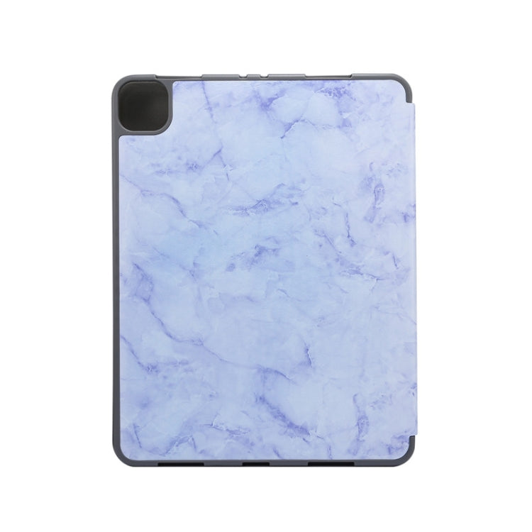 Marble Texture Horizontal Flip Leather Case with Three-folding Holder & Sleep / Wake-up Function, For iPad Pro 11 2022 / 2021