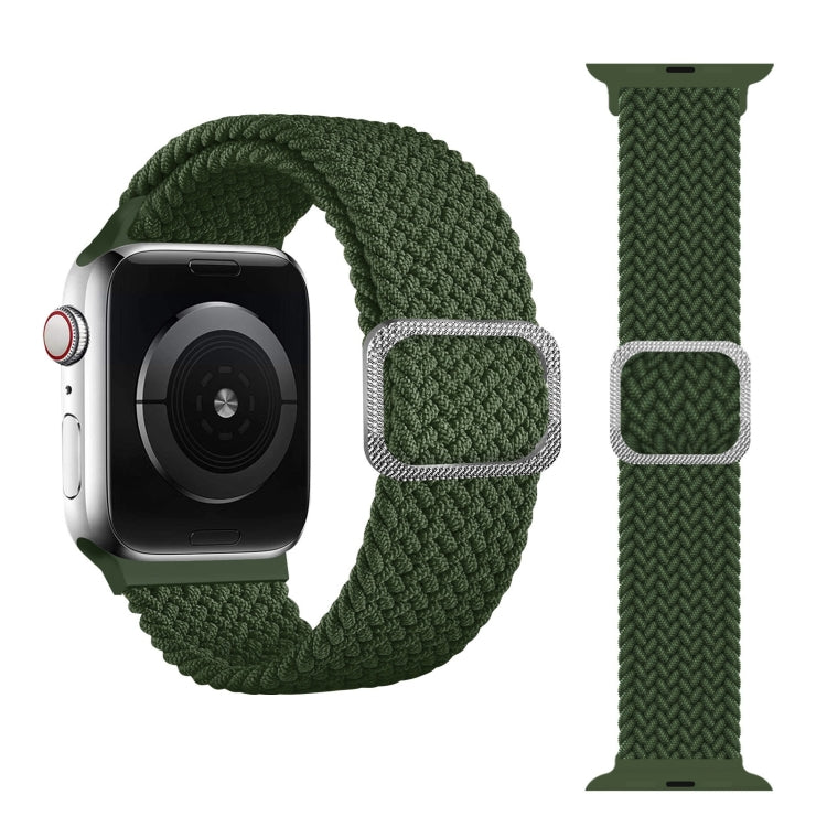 Buckle Braided Elastic Strap Watch Band For Apple Watch Series 9&8&7 41mm / SE 3&SE 2&6&SE&5&4 40mm / 3&2&1 38mm(Rainbow Color), For Apple Watch Series 8&7 41mm / SE 2&6&SE&5&4 40mm / 3&2&1 38mm                                                          ...