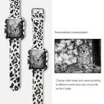 Silicone Printing Integrated Replacement Watch Case Watchband, For Apple Watch Series 6 / 5 / 4 / Watch SE 44mm, For Apple Watch Series 6 / 5 / 4 / Watch SE 40mm, For Apple Watch Series 3 & 2 & 1 42mm