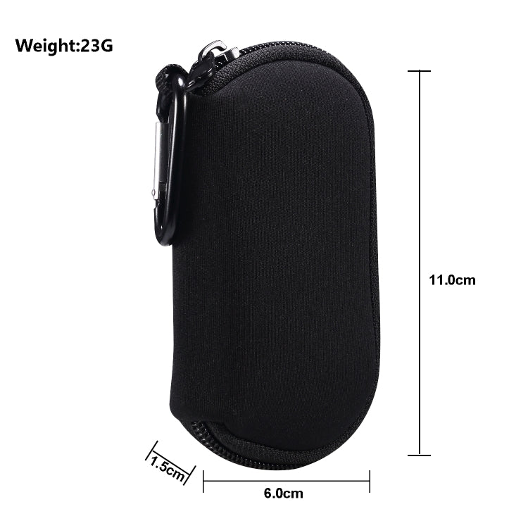 Mini Elastic Waterproof Nylon Earphone Protective Bag for AirPods Pro, with Hook