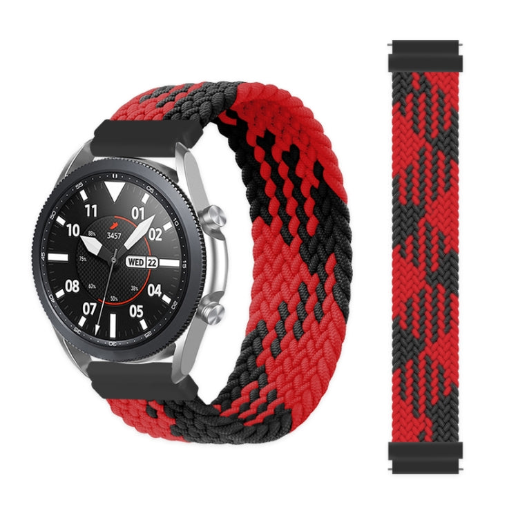 For Garmin Vivoactive 3 Adjustable Nylon Braided Elasticity Replacement Strap Watchband, 125mm, 135mm, 145mm, 155mm