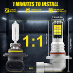 DC9-36V 30W 3000LM IP65 Car LED Double Color Fog Light with 30LEDs SMD-2525 Lamp, 2 PCS V6 880, 2 PCS V6 9005, 2 PCS V6 9006, 2 PCS V6 H4, 2 PCS V6 H7, 2 PCS V6 H10, 2 PCS V6 H11, 2 PCS V6 H16, 2 PCS V6 P13W