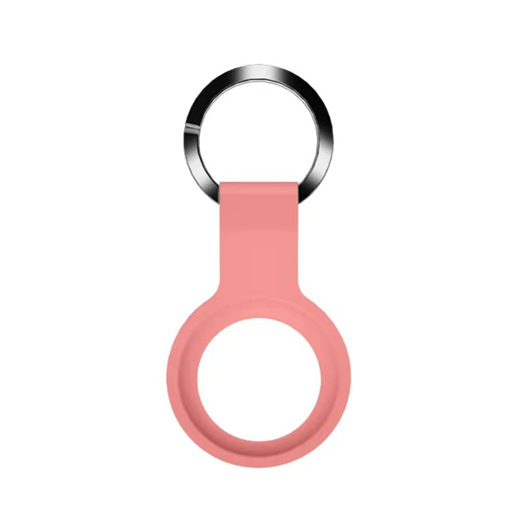 Mutural Liquid Silicone Protective Case with Key Ring for AirTag 2nd Gen / AirTag 1st Gen