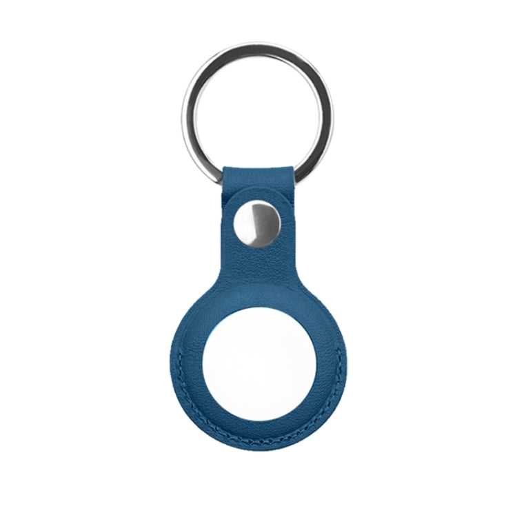 Mutural PU Leather Protective Case with Key Ring for AirTag 2nd Gen / AirTag 1st Gen