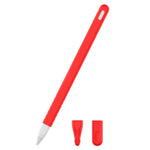 3 in 1 Pure Color Silicone Stylus Pen Protective Case Set for Apple Pencil 2
