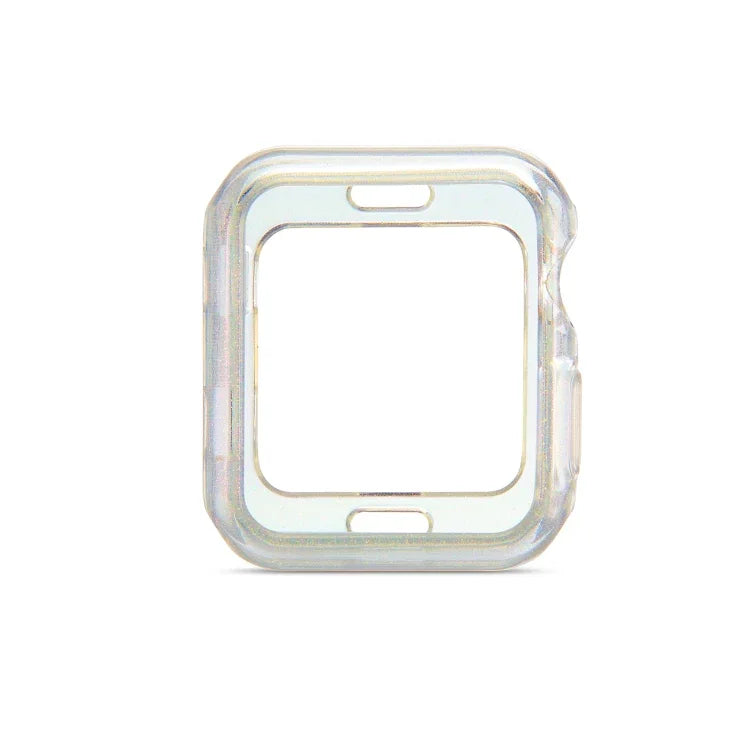 Glitter Powder TPU Protective Case, For Apple Watch Series 6 / 5 / 4 / Watch SE 44mm, For Apple Watch Series 3 & 2 & 1 42mm, For Apple Watch Series 6 / 5 / 4 / Watch SE 40mm, For Apple Watch Series 3 & 2 & 1 38mm