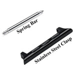2 PCS Watchbands Stainless Steel Acoustic Ear Connector, Width: 22mm For Apple Watch Series 6 & SE & 5 & 4 40mm / 3 & 2 & 1 38mm, Width: 22mm For Apple Watch 40mm / 38mm