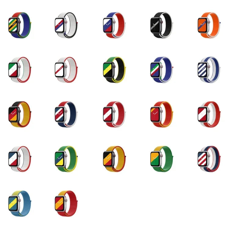 International Series Loopback Replacement Watchbands For Apple Watch Series, 7 45mm / 6 & SE & 5 & 4 44mm / 3 & 2 & 1 42mm, 7 41mm / 6 & SE & 5 & 4 40mm / 3 & 2 & 1 38mm