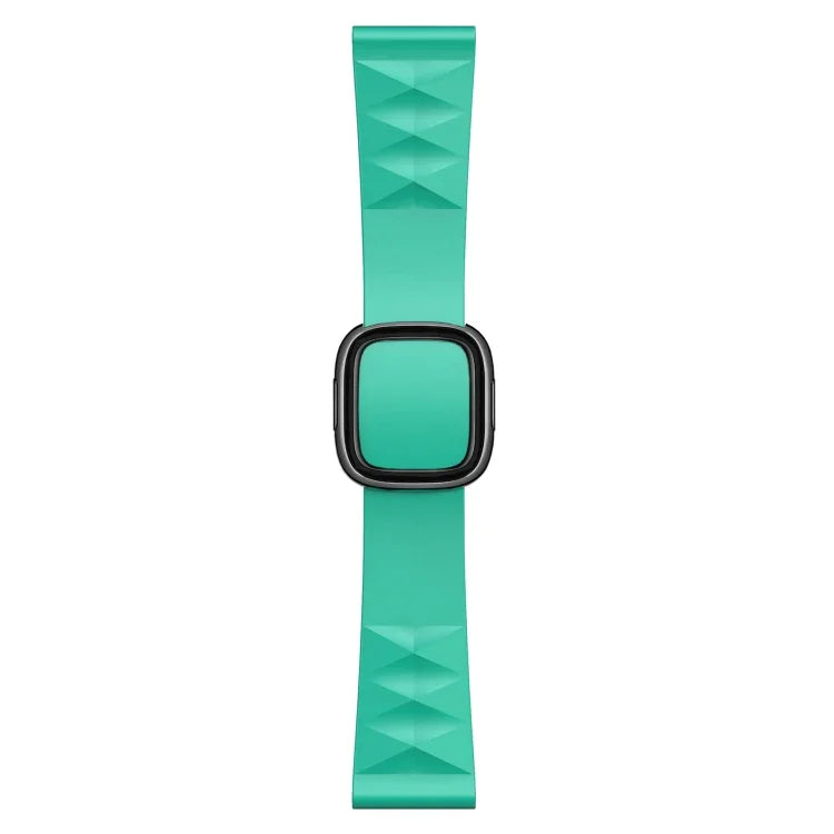 Modern Style Silicone Replacement Strap Watchband For Apple Watch Series 6 & SE & 5 & 4 44mm / 3 & 2 & 1 42mm, Black Buckle, Rose Gold Buckle, Silver Buckle