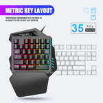 HXSJ P8+V100+A883 Keyboard Mouse Converter + One-handed Keyboard + Programming Gaming Mouse Set, P8+V100+A883