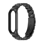For Xiaomi Mi Band 6 / 5 CS Mijobs CS Metal Three Bead Stainless Steel Watch Band