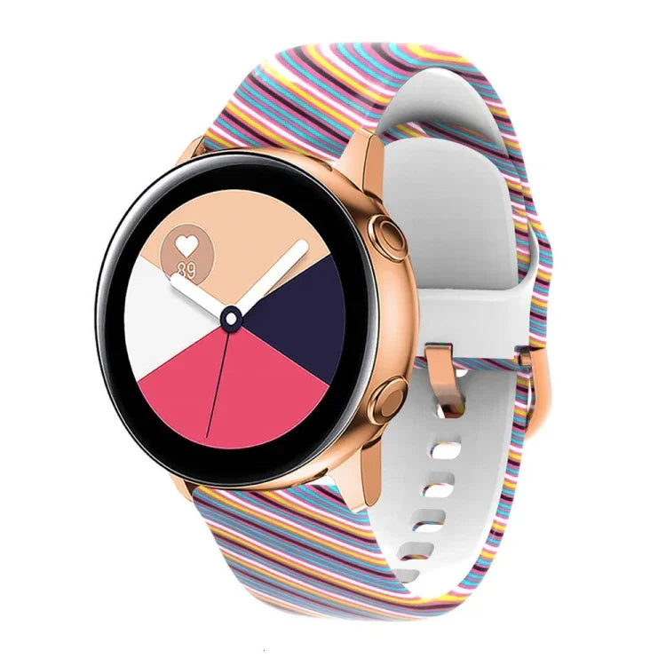 Silicone Printing Replacement Strap Watchband, For Samsung Galaxy Watch 42mm