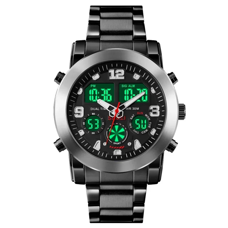 SKMEI 1642 Three-time Display Luminous Electronic Watch, Support Alarm Clock