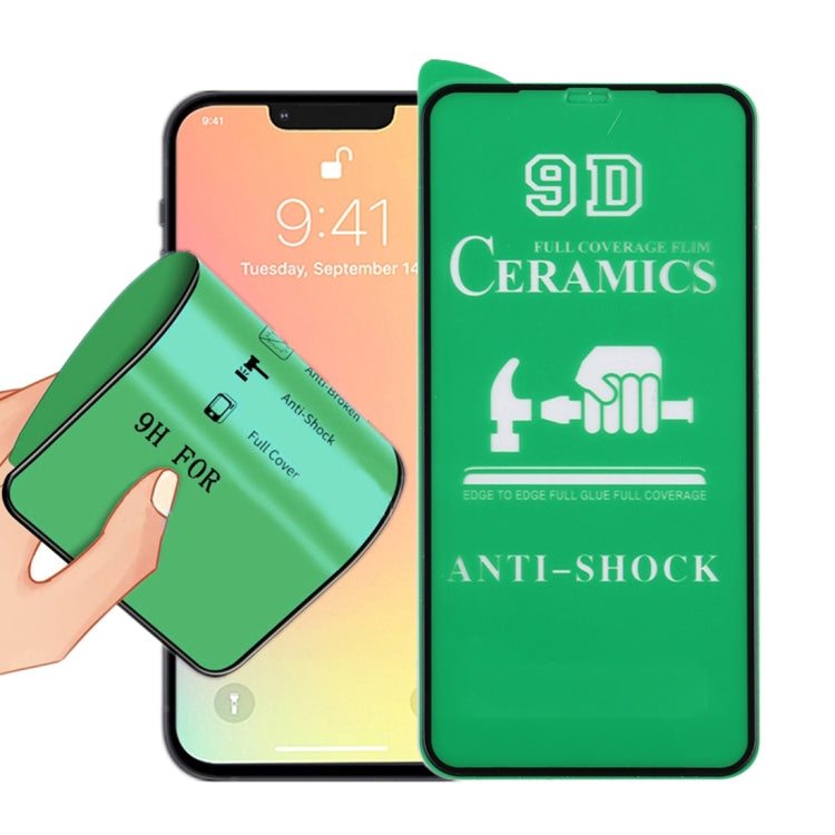 9D Full Screen Full Glue Ceramic Film For iPhone 17e / 16e / 14 / 13 / 13 Pro, For iPhone 13 mini (1 PC), For iPhone 16e / 13 / 13 Pro (1 PC), For iPhone 13 Pro Max (1 PC)