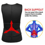 Neoprene Men Sport Body Shapers Vest Waist Body Shaping Corset, S, M, L, XL, XXL, XXXL