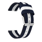 For Samsung Galaxy Watch4 40/44mm & Watch4 Classic 42/46mm Split Nylon Replacement Strap Watchband