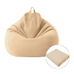 Lazy Sofa Bean Bag Chair Fabric Cover, 100 x 120cm