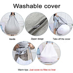 Lazy Sofa Bean Bag Chair Fabric Cover, 100 x 120cm