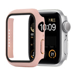 Shockproof PC+Tempered Glass Protective Case with Packed Carton For Apple Watch 44mm(Orange), For Apple Watch Series 6 / 5 / 4 / Watch SE 44mm, For Apple Watch Series 6 & SE & 5 & 4 44mm, For Apple Watch Series 3 & 2 & 1 42mm