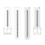 Universal Colorful Hole Silicone Replacement Strap Watchband, 22mm, 20mm, For Suunto 9 Peak