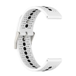 Universal Colorful Hole Silicone Replacement Strap Watchband, 22mm, 20mm, For Suunto 9 Peak