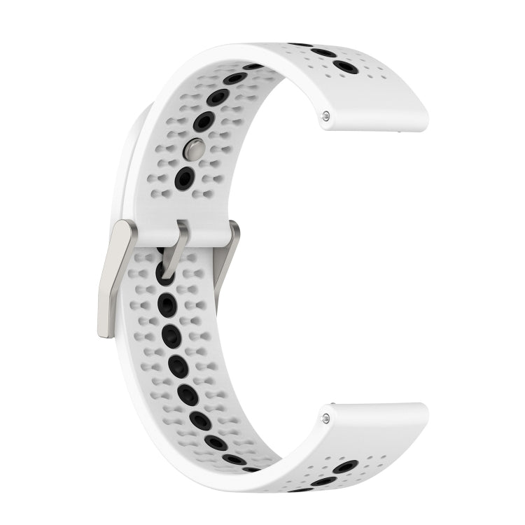 Universal Colorful Hole Silicone Replacement Strap Watchband, 22mm, 20mm, For Suunto 9 Peak