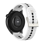 Universal Colorful Hole Silicone Replacement Strap Watchband, 22mm, 20mm, For Suunto 9 Peak