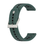 Universal Colorful Hole Silicone Replacement Strap Watchband, 22mm, 20mm, For Suunto 9 Peak