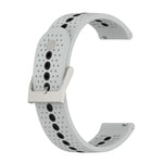 Universal Colorful Hole Silicone Replacement Strap Watchband, 22mm, 20mm, For Suunto 9 Peak