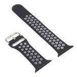 Silicone Replacement Strap Watchband + Protective Case with Screen Protector Set For Apple Watch Series, 3 & 2 & 1 38mm, For Apple Watch Series 6 / 5 / 4 / Watch SE 40mm